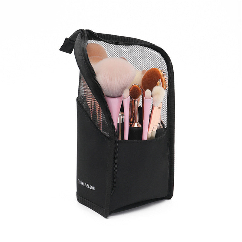 Waterproof Foldable Makeup Brush Case with Zipper