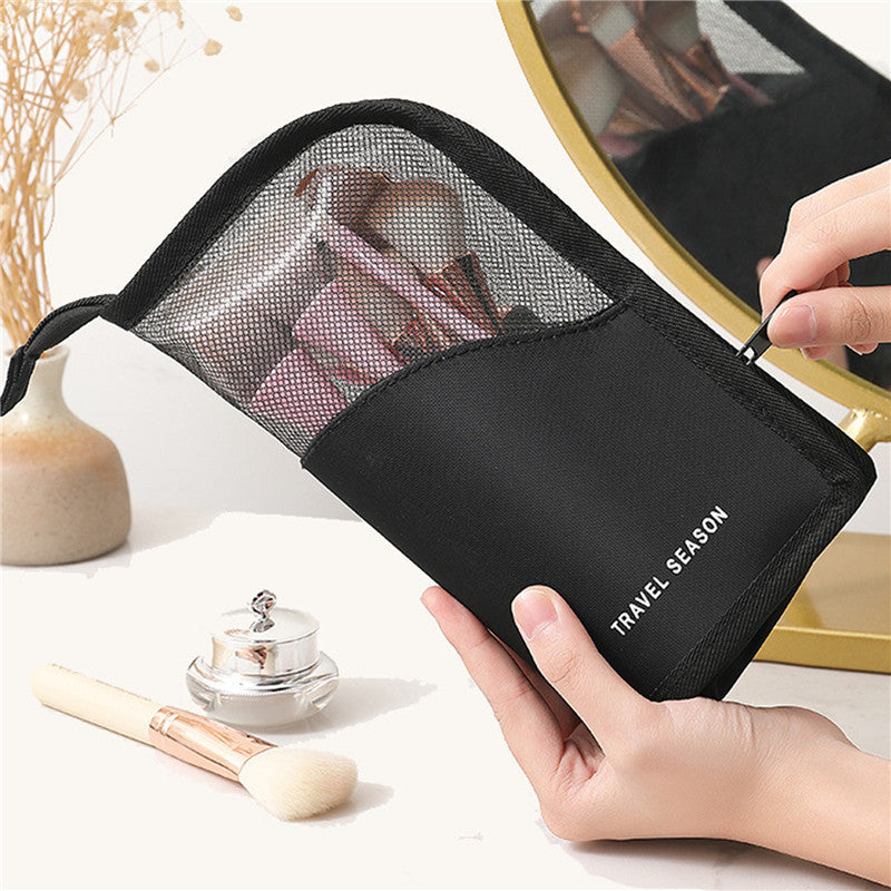 Waterproof Foldable Makeup Brush Case with Zipper
