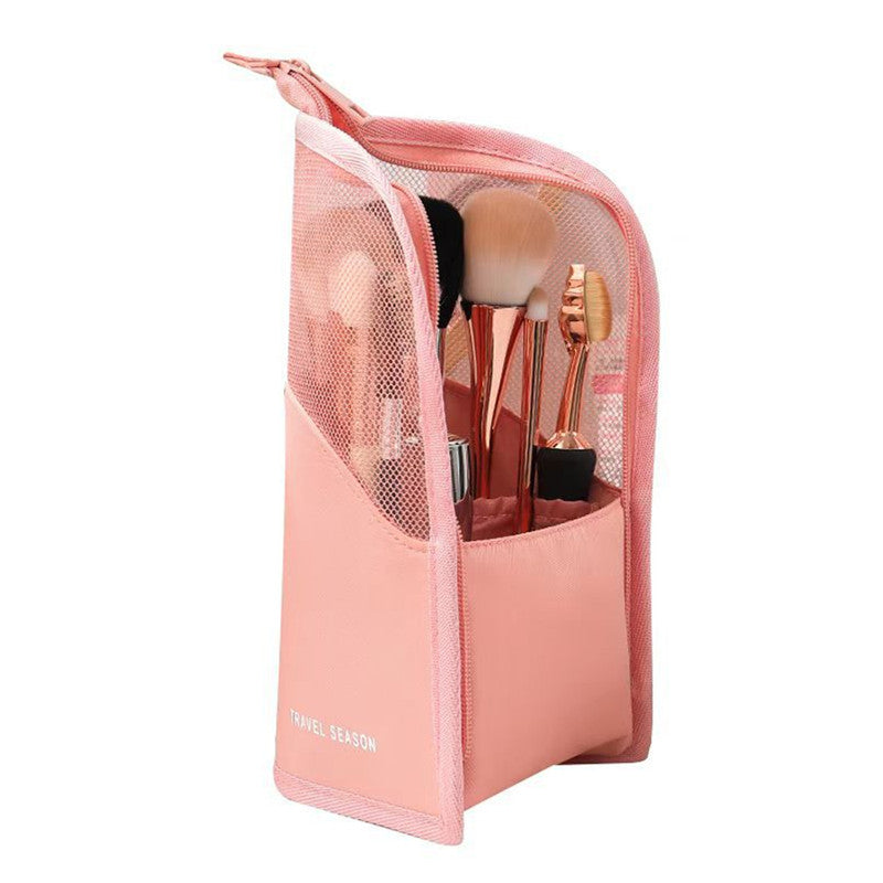 Waterproof Foldable Makeup Brush Case with Zipper
