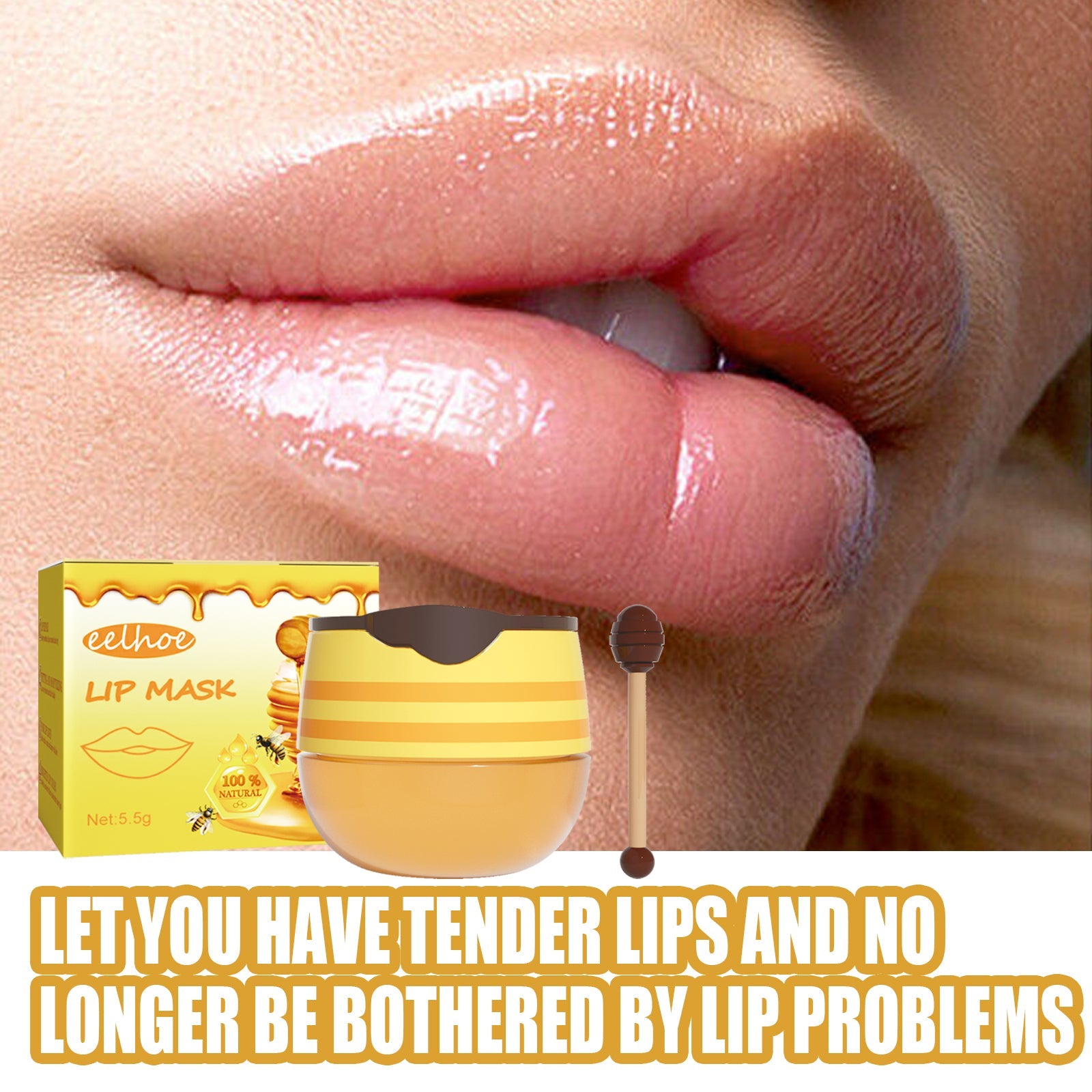 EELHOE Honey Moisturizing Lip Mask