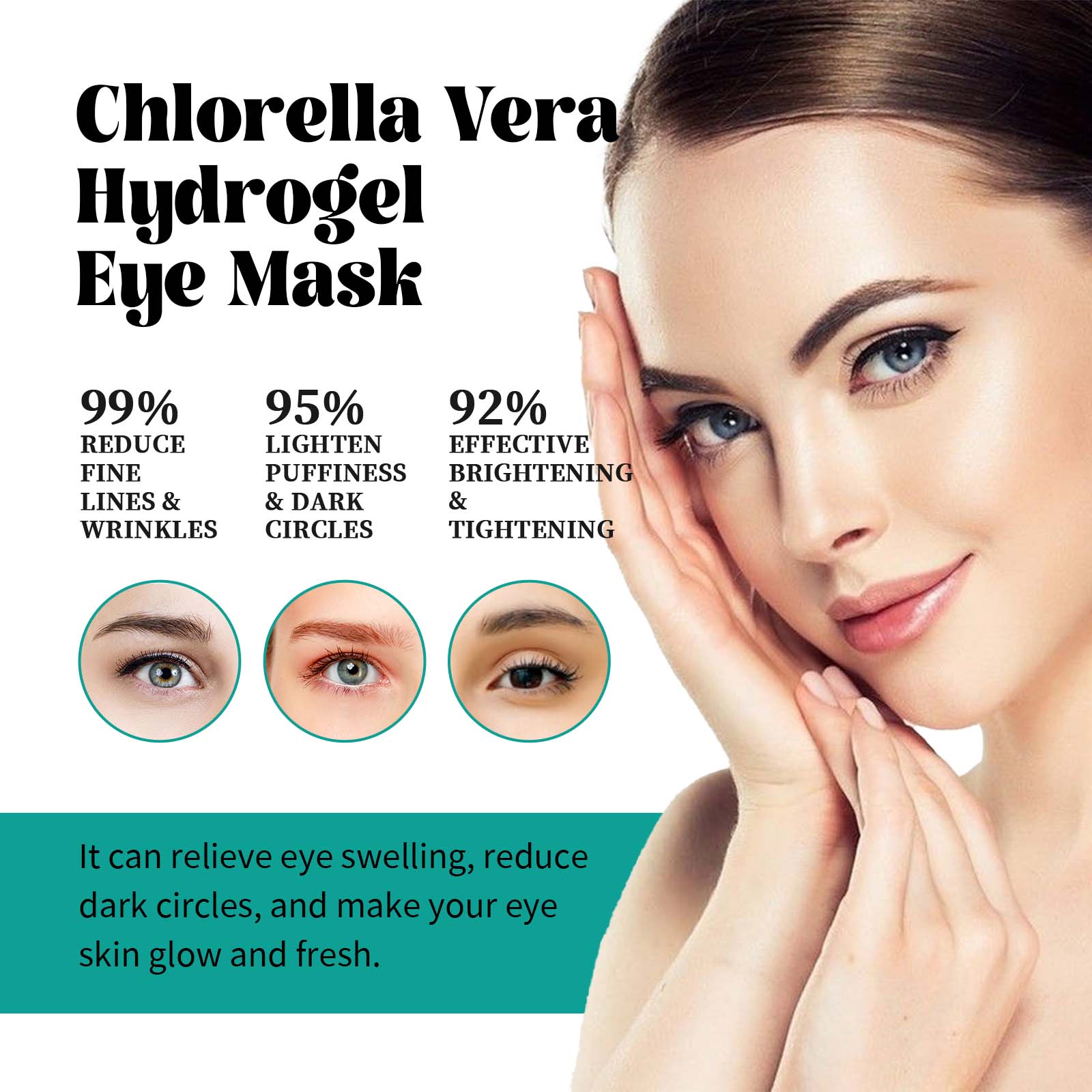 EELHOE Chlorella Vera Hydrogel Eye Mask